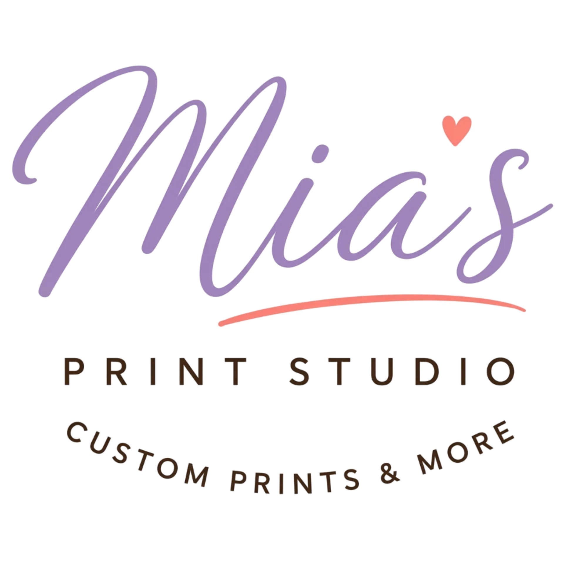 Mia's Print Studio — custom prints and more logo